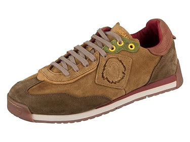 Satorisan - Men's Casual Sneakers - Enso Suede - Vintage Leather Sports Shoes Comfortable, Sustainable, and Durable - Color Mid Brown - on Sale